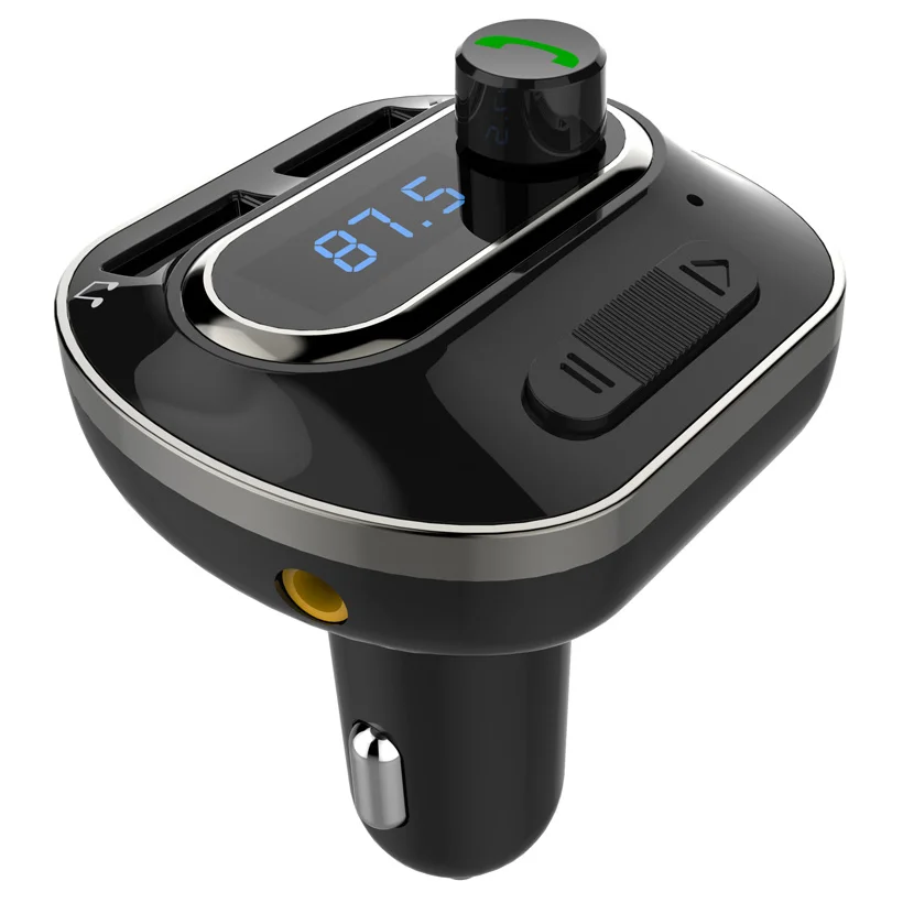 Bluetooth автомобильный комплект YT19 FM-передатчик Aux модулятор Handsfree Поддержка TF-карты