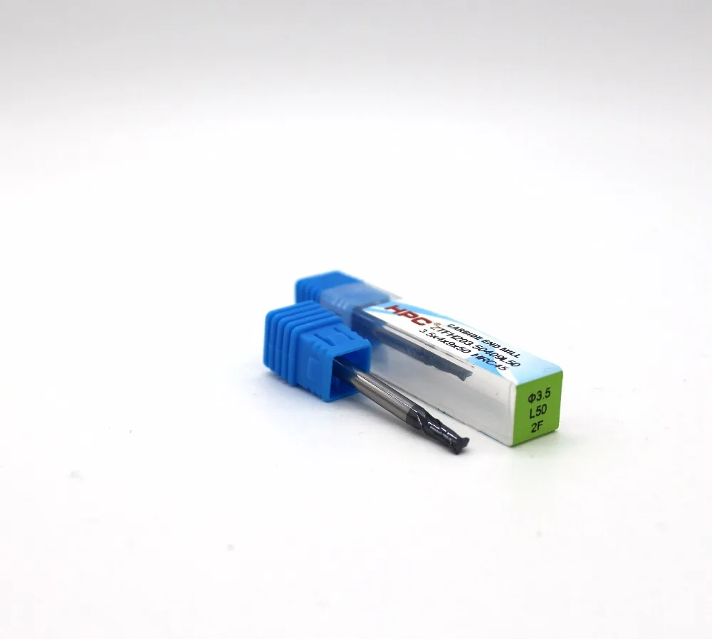 

Фреза 3,5*4*50 с 2 флейтами HRC 45 квадратная фреза фрезы карбида вольфрама концевые фрезы