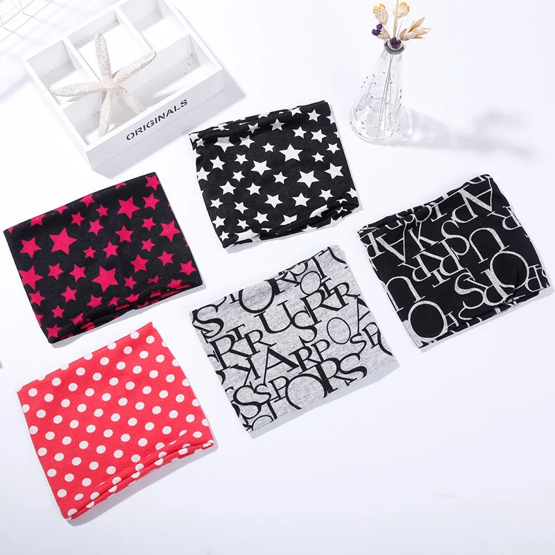 

Spring and Autumn fashion cute baby cute imitation cashmere scarf soft and comfortable stars dot letter pattern bib collar