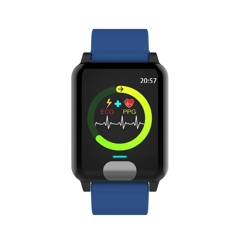 KISSCASE HRV ECG 3D динамические Смарт часы с пульсометром и Bluetooth браслет