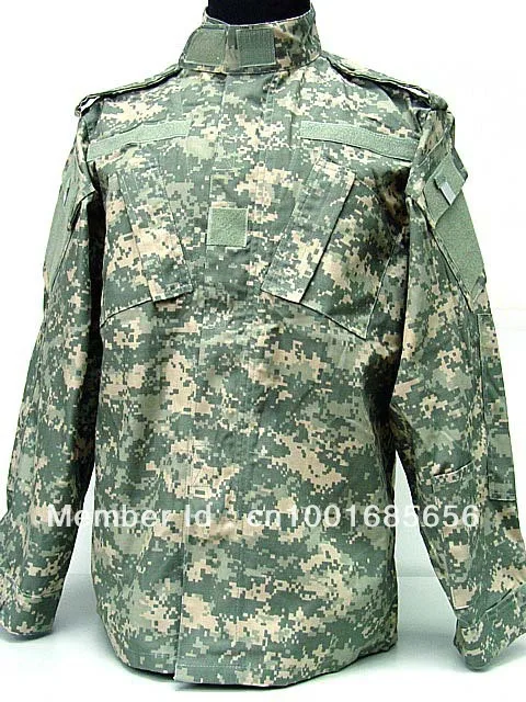 ACU Британский Лесной камуфляж в FG ACU Digital Camo BDU форменная рубашка Брюки для девочек - Цвет: ACU