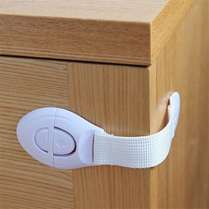 

6Pcs/Lot Children Cabinet Locks Door Locking Drawers Refrigerator Toilet Lengthened Bendy Safety Kids Plastic Lock Safety Buckle