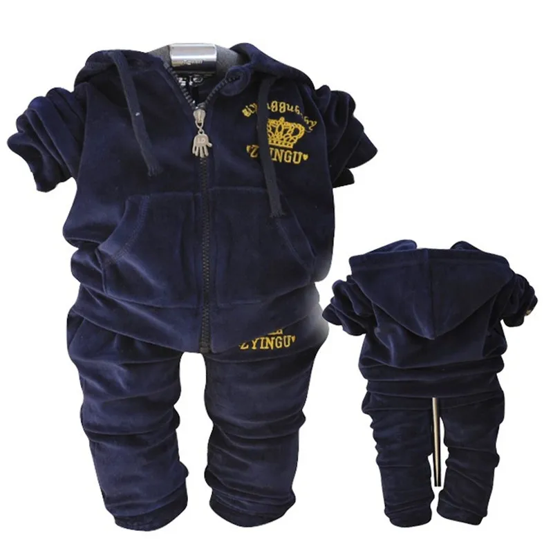 Anlencool/ ; Брендовая детская одежда babyrow; хлопковый Бархатный комплект одежды для малышей; спортивная одежда для мальчиков и девочек