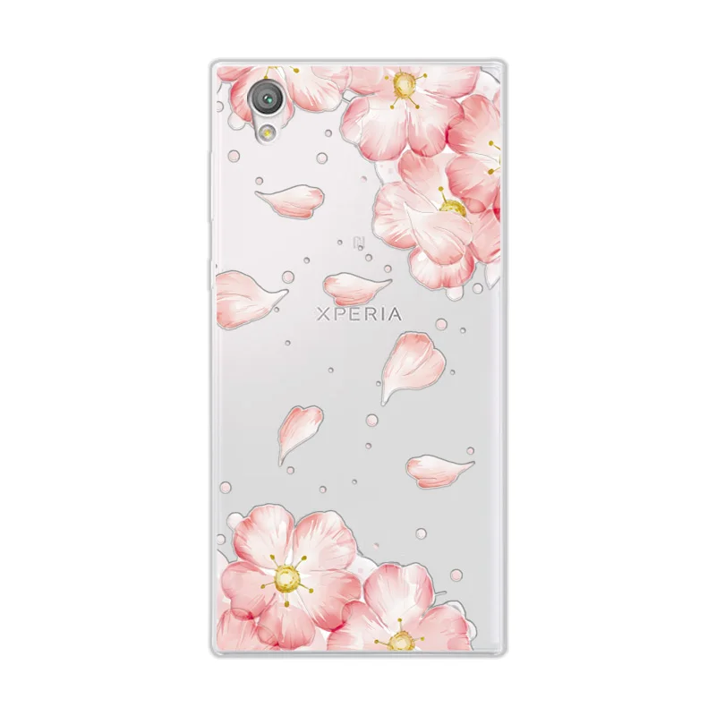 A06 Чехол с объемными рельефными кружевными цветами для sony Xperia L1 XZ1, компактный чехол с милым котом для телефона sony XA1 Ultra XA2 Ultra Coque - Цвет: A06