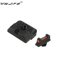 vulpo tactical handgun glock sight fiber optic front rear sight for glock