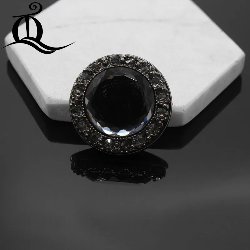 Zinc alloy Jeans Button big diy Handmade decorative rhinestone Metal Buttons,sewing buttons for fur coats, clothing accessories