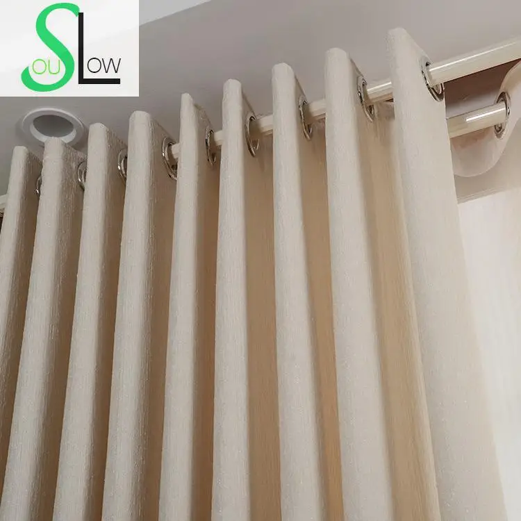 Slow Soul золотые искусственные вышитые европейские Цветочные тюлевые шторы Cortinas