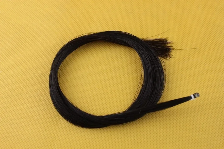

5 hanks Black Horse Tail Hair Violin Bow hair Mongolian Horse hair