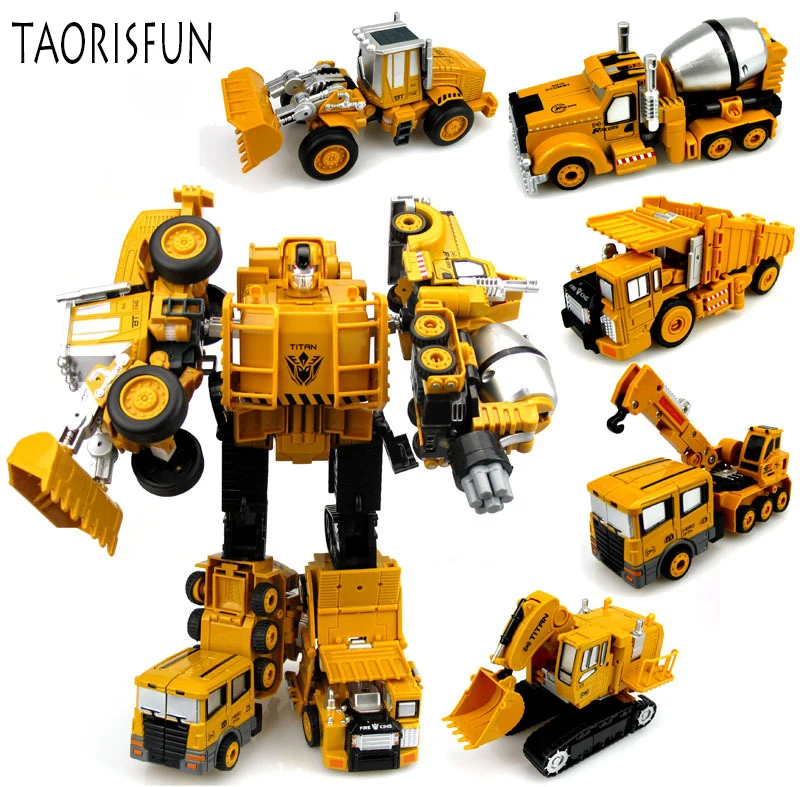 TAORISFUN Сплав Инженерная Трансформация Робот автомобиль игрушка-трансформер