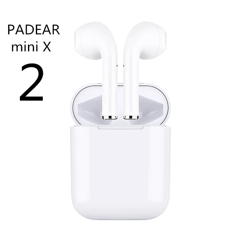 mini x2 Padear mini X 2 Bluetooth гарнитура наушники беспроводные наушники не i11 i10 i11 для Iphone Android X xs RS Sumsung - Цвет: mini x2