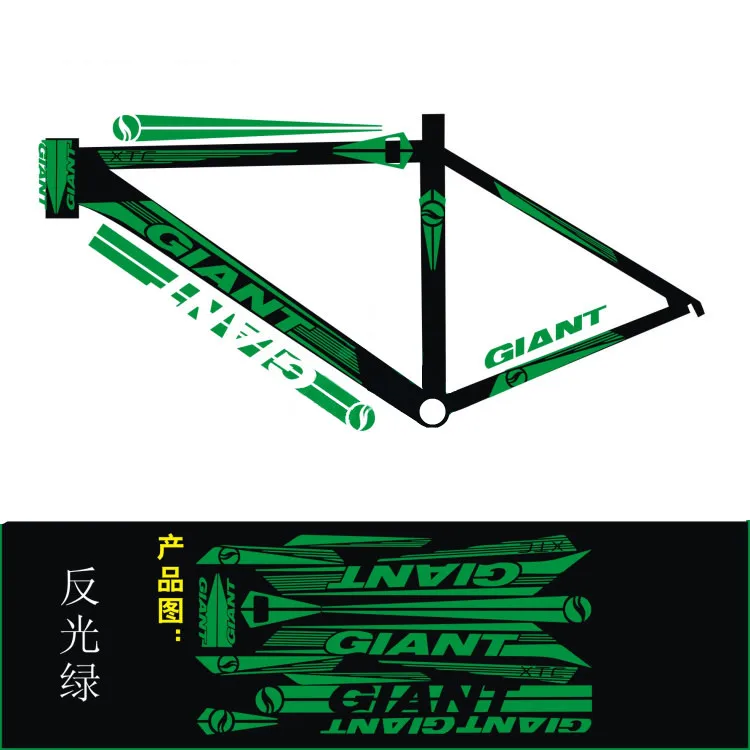 2017 Велосипед Аксессуары Наклейки Рамка Вода Протектор Светоотражающие