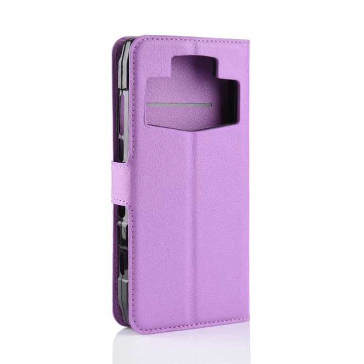 Lavender Чехол HUDOSSEN для Ulefone power 5, роскошный защитный чехол для телефона, чехол для Ulefone power 5, откидная крышка, кошелек, кожаные сумки - Цвет: Lavender