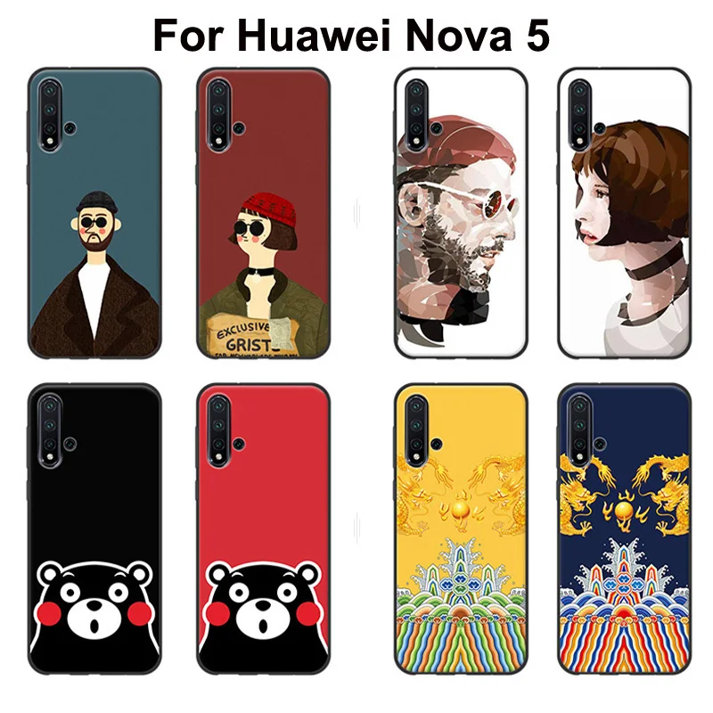 

Чехол Nova5 для Huawei Nova 5, мягкий силиконовый чехол для Huawei Nova 5, бампер