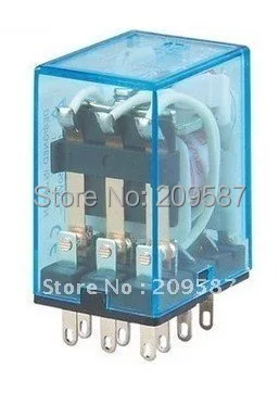 220В AC катушка реле питания MY3NJ HH53P L 11Pin 3NO 3NC 5A с PYF11A Цоколь|relay specifications|relay programablerelay |
