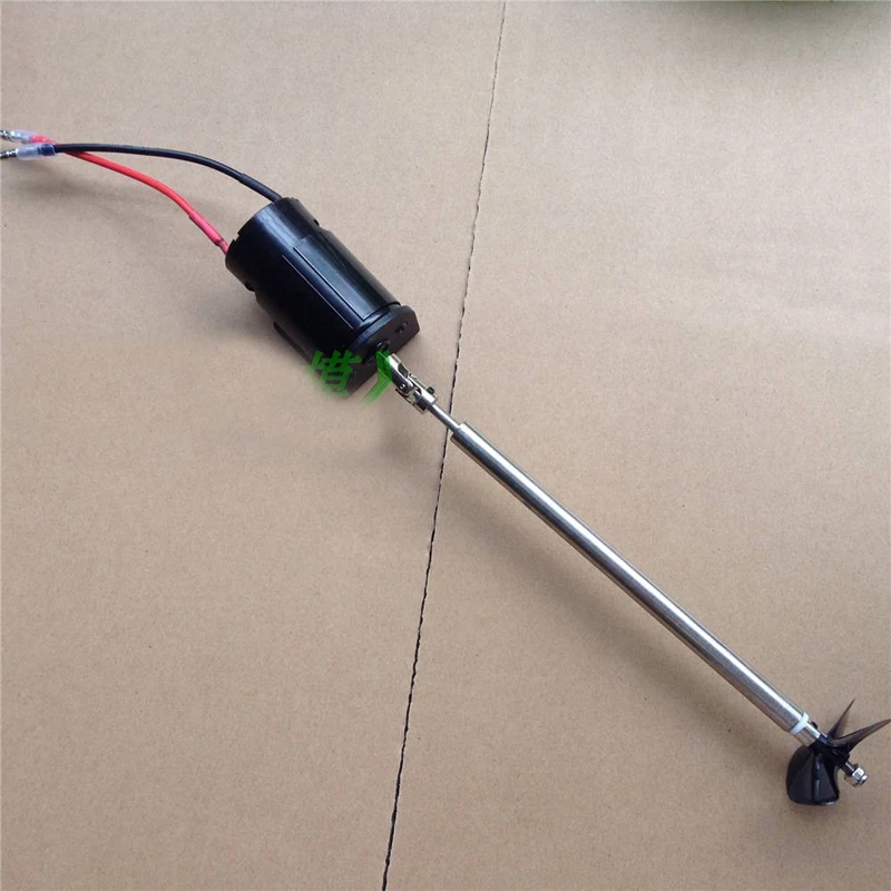 

1Set RC Boat Strong Magnetic 550 Motor+4mm Drive Shaft+4Blades D50 Propeller+Universal Joint for Bait Boats Power Supply Kit