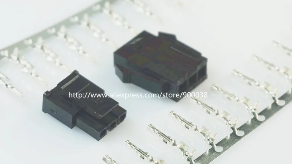 10 комплектов Micro-Fit 3 0 мм коннектор 1x3 контактный разъем корпус крепление на панели