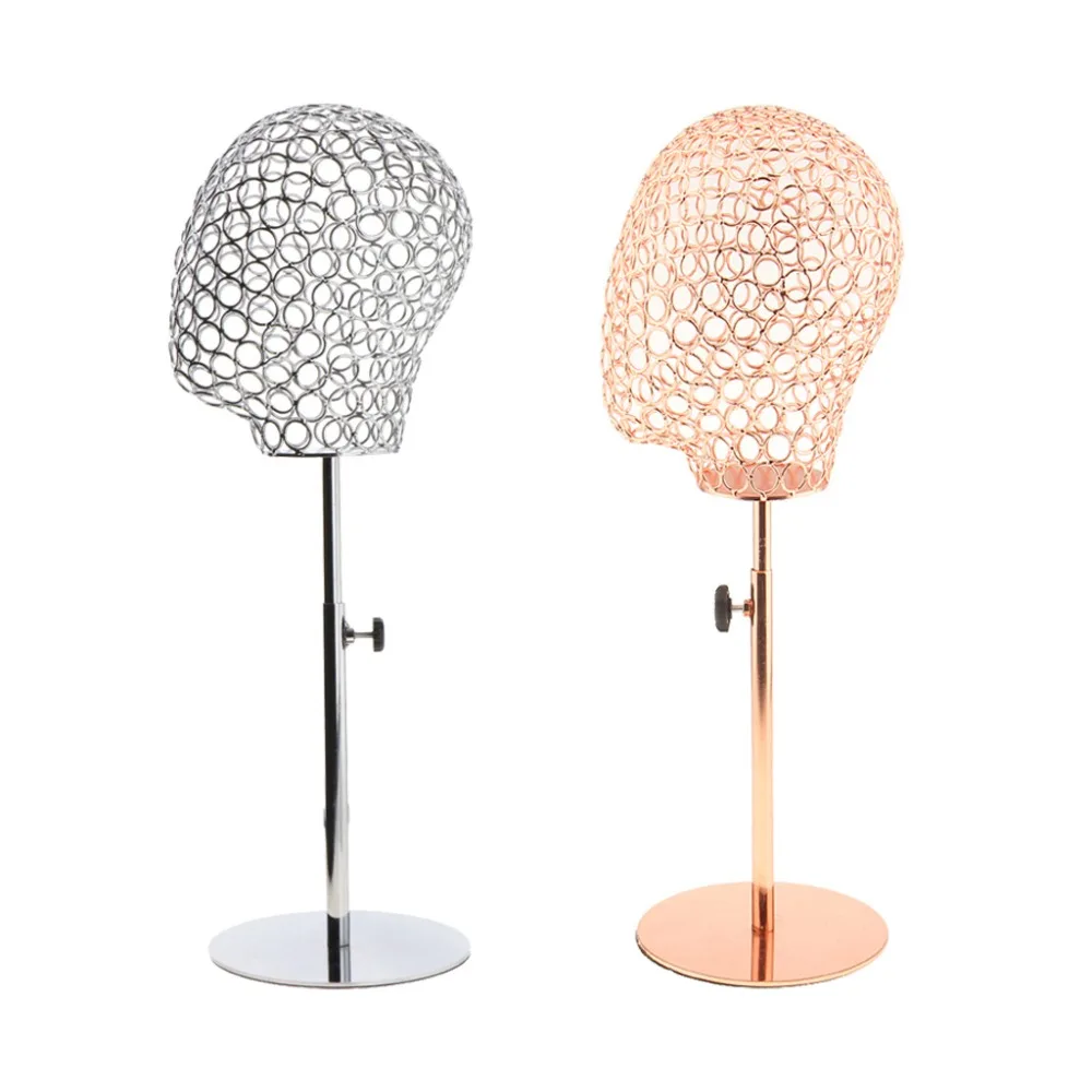 Высококачественная модная металлическая голова модель металлического манекена