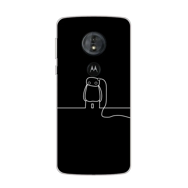 For Motorola Moto G7 play Case Silicon Painted animals Painting Soft Back Cover for power Protect Phone case |