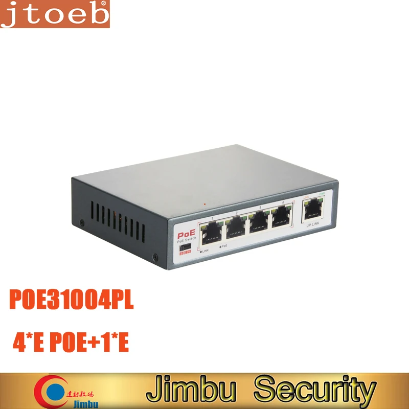 Jtoeb POE31004PL 10/100M 5 портовый переключатель PoE с длинной передачей|Коробки передач и