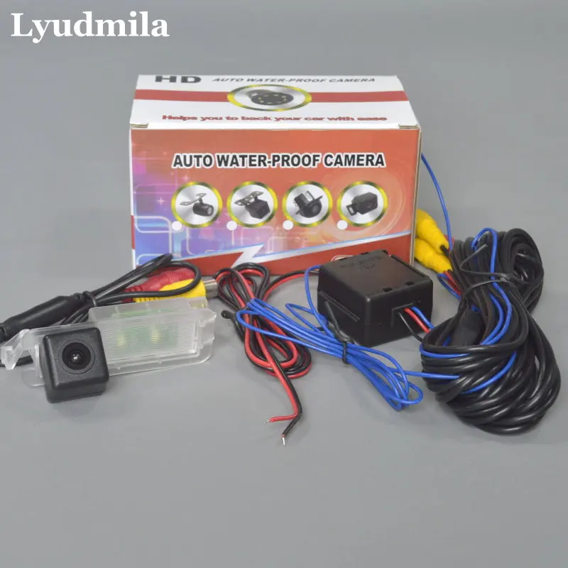 Камера заднего вида lyudмила с реле питания для Jeep Compass 2017/камера автомобиля/HD CCD