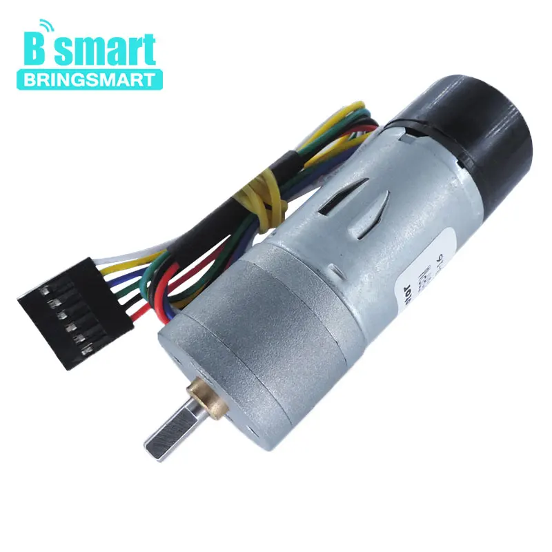 Bringsmart JGA25 370GB мини редуктор электродвигателя двигатель постоянного тока 12 Вольт
