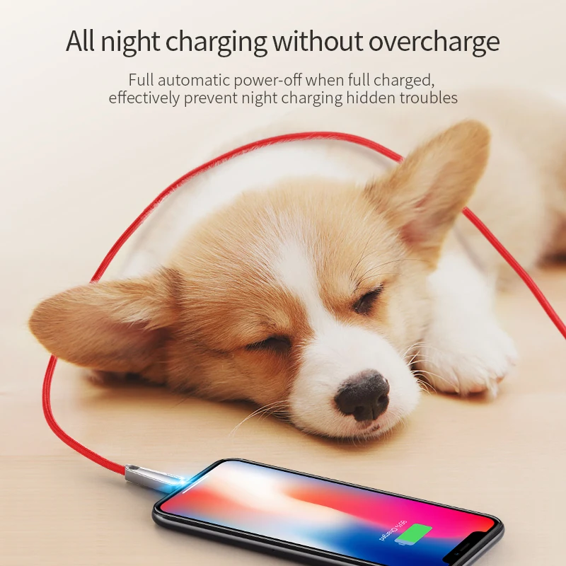 Usb кабель HOCO для iphone X 11 Pro Max 8 7 6 ipad mini с функцией быстрой зарядки|Кабели мобильных