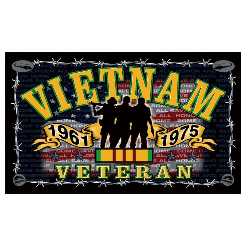 

free shipping Freedom Fighter Vietnam War Veteran Indoor/Outdoor 3 X 5 FT Vietnam Veteran Flag