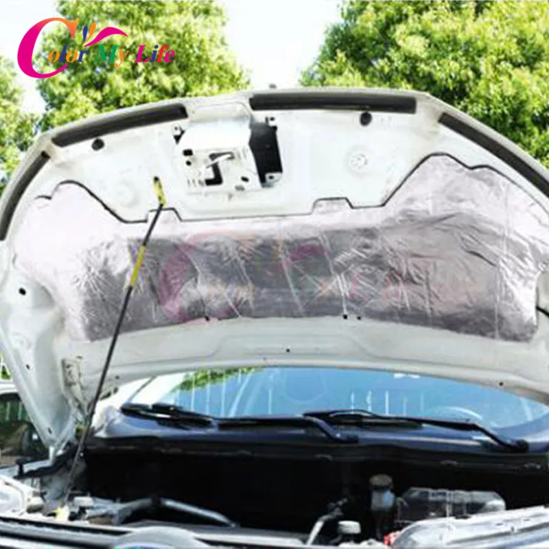 1 шт. звукоизоляционная хлопковая наклейка на переднюю крышку капота двигателя