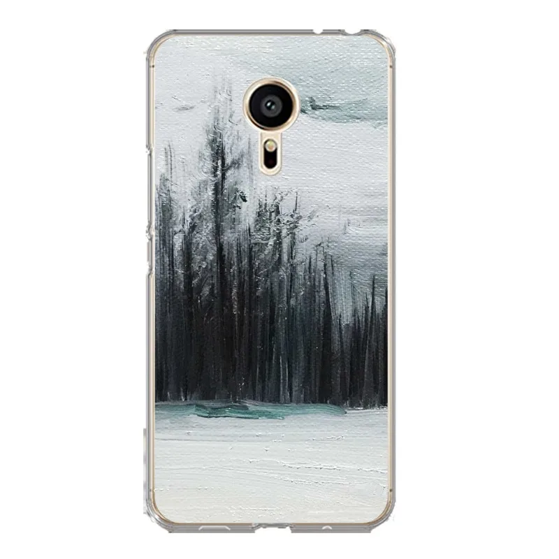 Forest Soft Clear TPU Phone Case For meilan MX6 pro6 U20 U10 A5 M5 M5S E E2 Cat Rabbit Printed Bear Luxury Cover Free Shipping | Мобильные