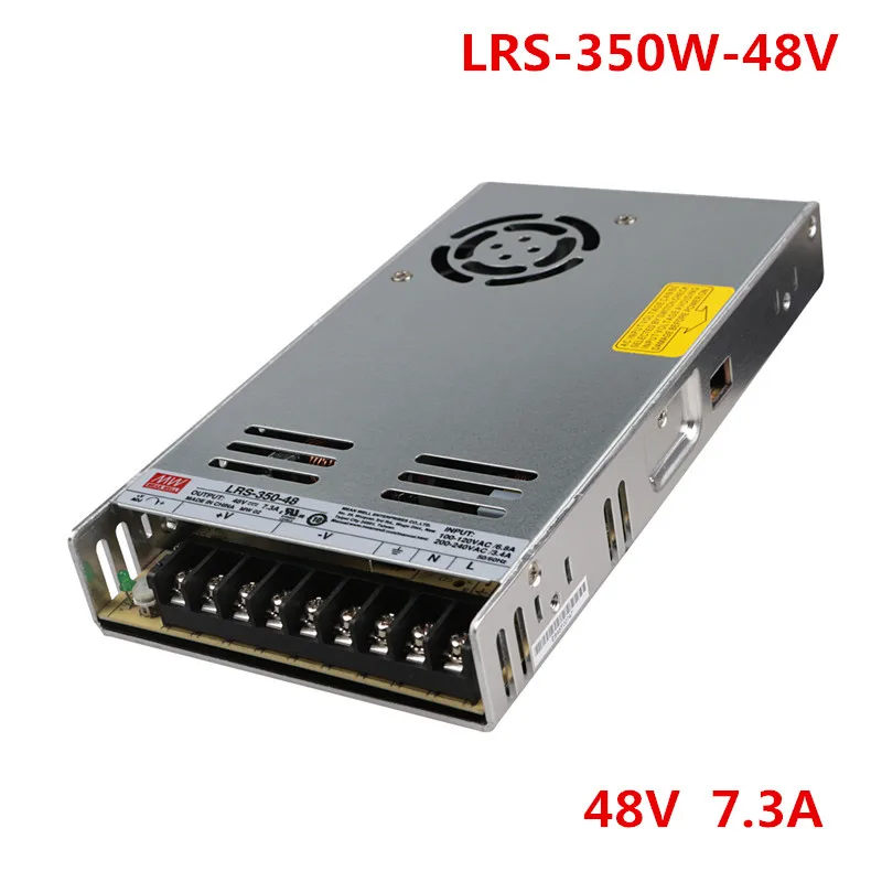 Импульсный источник питания 350 Вт 48 В LRS 350W 48V Meanwell тип толщины одиночный выход