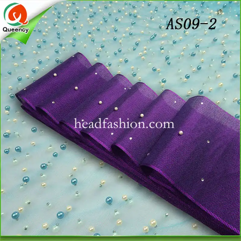 AS09Multi colored бисером aso ebi головной убор африканская равнина oke с камнями и бусинами