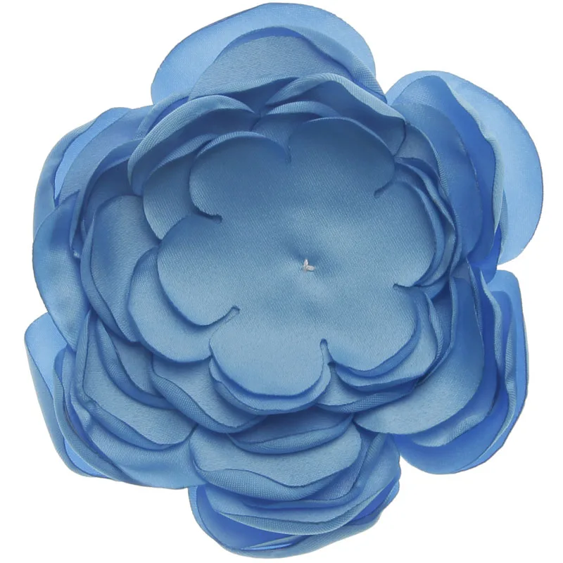 

(120pcs/lot) Wholesale Fabric Layered Flowers For Baby Headbands Hair Clips Customize Hair Flower For Baby Girl Headwear