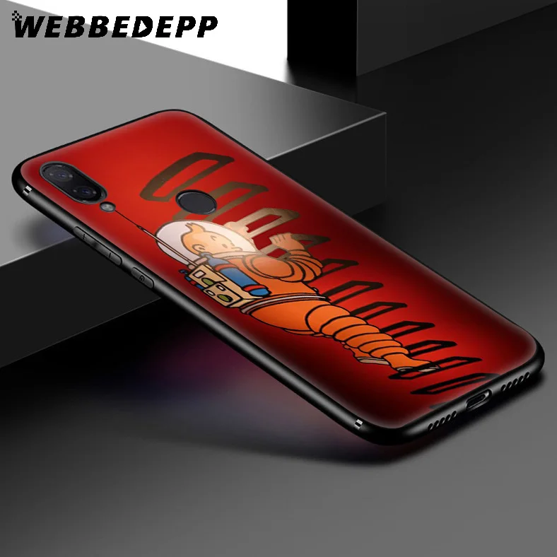 WEBBEDEPP The Adventures of Tintin Soft Case for Xiaomi Redmi K20 7A 4A 4X 5 5A 6 6A S2 Note 8 4 7 Pro Plus Prime |