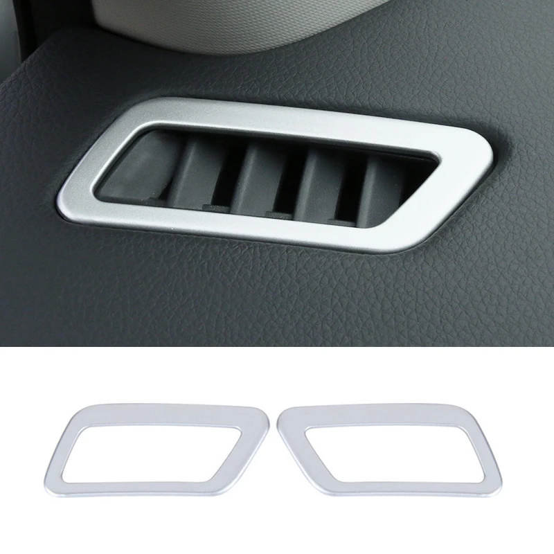 

Обложка для Nissan X-Trail T32 Rogue 2014/15/16/17/18, передняя декоративная рамка для приборной панели с вентиляционным отверстием, Матовая рамка из АБС-пластика, Стайлинг автомобиля, 2 шт.