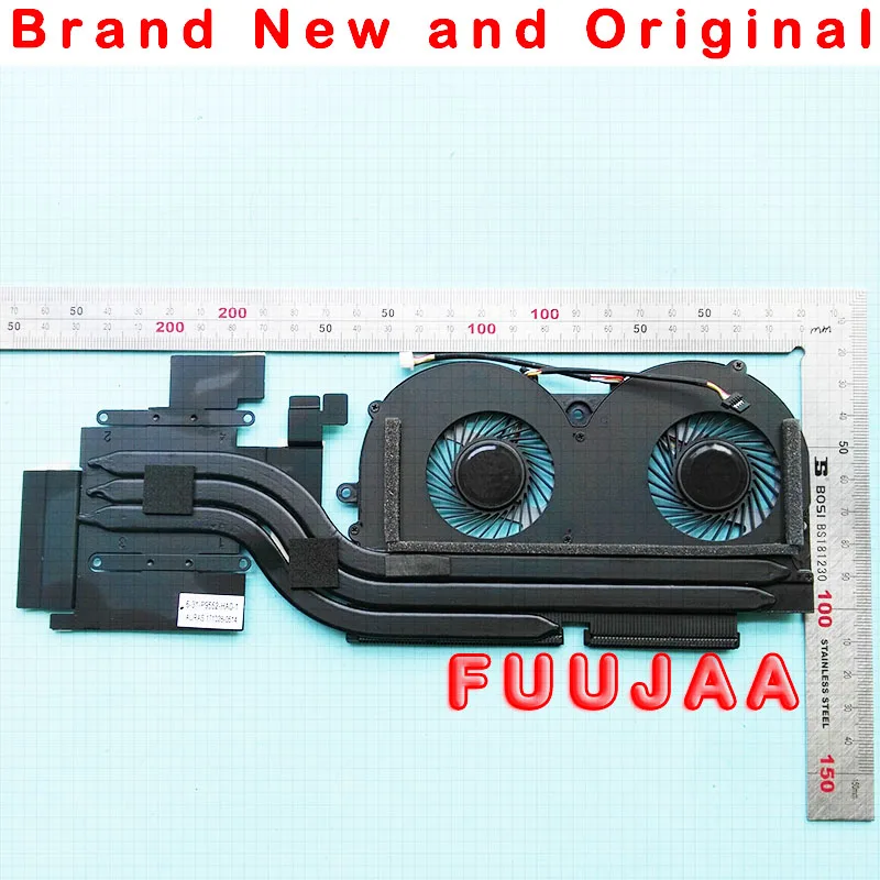 NO.2 Cooler 4pin Радиатор GPU Вентилятор Кулер для CLEVO P950HR P950HP 6-31-P9502-401 6-31-P9552-102 6-31-P9552-HA0 BS5005HS-U3E BS5005HS-U3D - Цвет лезвия: NO.2 Cooler 4pin