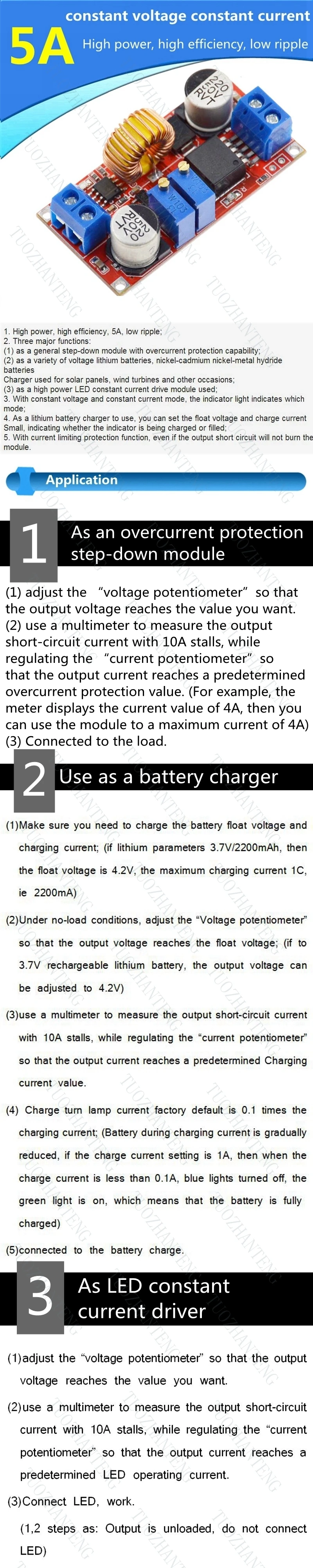 XL4015 E1 5A DC В DC CC CV литиевая батарея понижающая зарядная плата светодиодный преобразователь питания литиевый модуль зарядного устройства