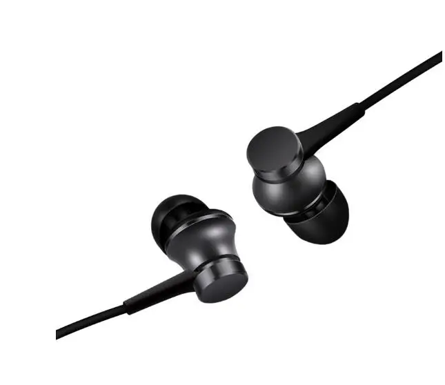 Black Xiao mi Piston, проводные наушники-вкладыши, 3,5 мм, новая молодежная версия, с mi c mi, наушники-вкладыши для samsung Xiao mi huawei - Цвет: Black
