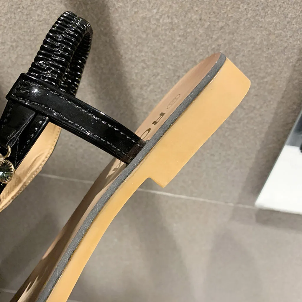 SAGACE Повседневная однотонная обувь на плоской подошве в богемном этническом