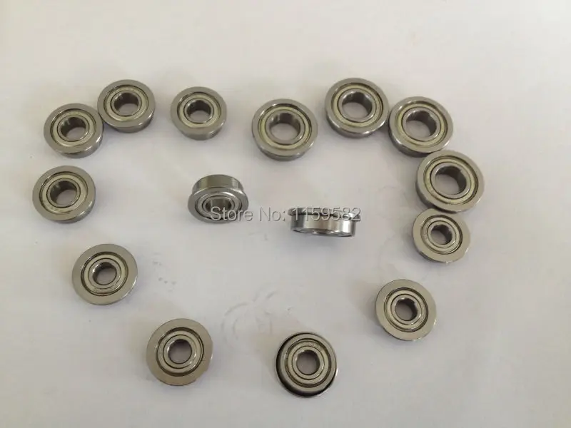 10 шт. фланцевые шариковые подшипники для принтера 4 х11х4 мм|bearing bearing|bearing 4x11x4bearings