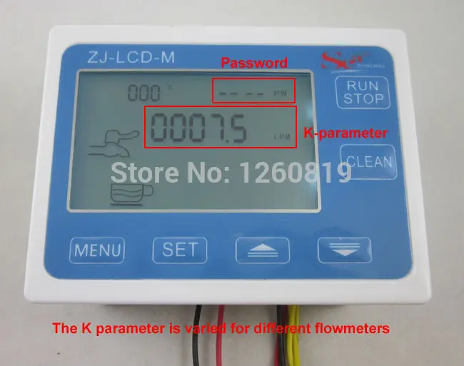 G1 &quotдатчик расхода воды + цифровой ЖК-дисплей программируемое количественное