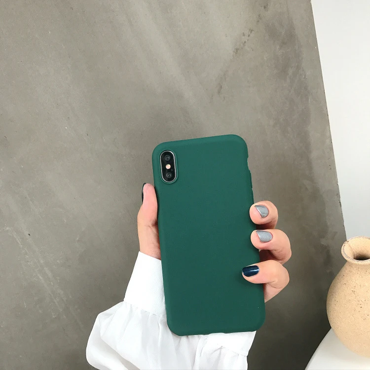 Яркие макароны цвет матовый Мягкий ТПУ силиконовый чехол для Apple iPhone 6 6G 6s 7 8 Plus 7Plus