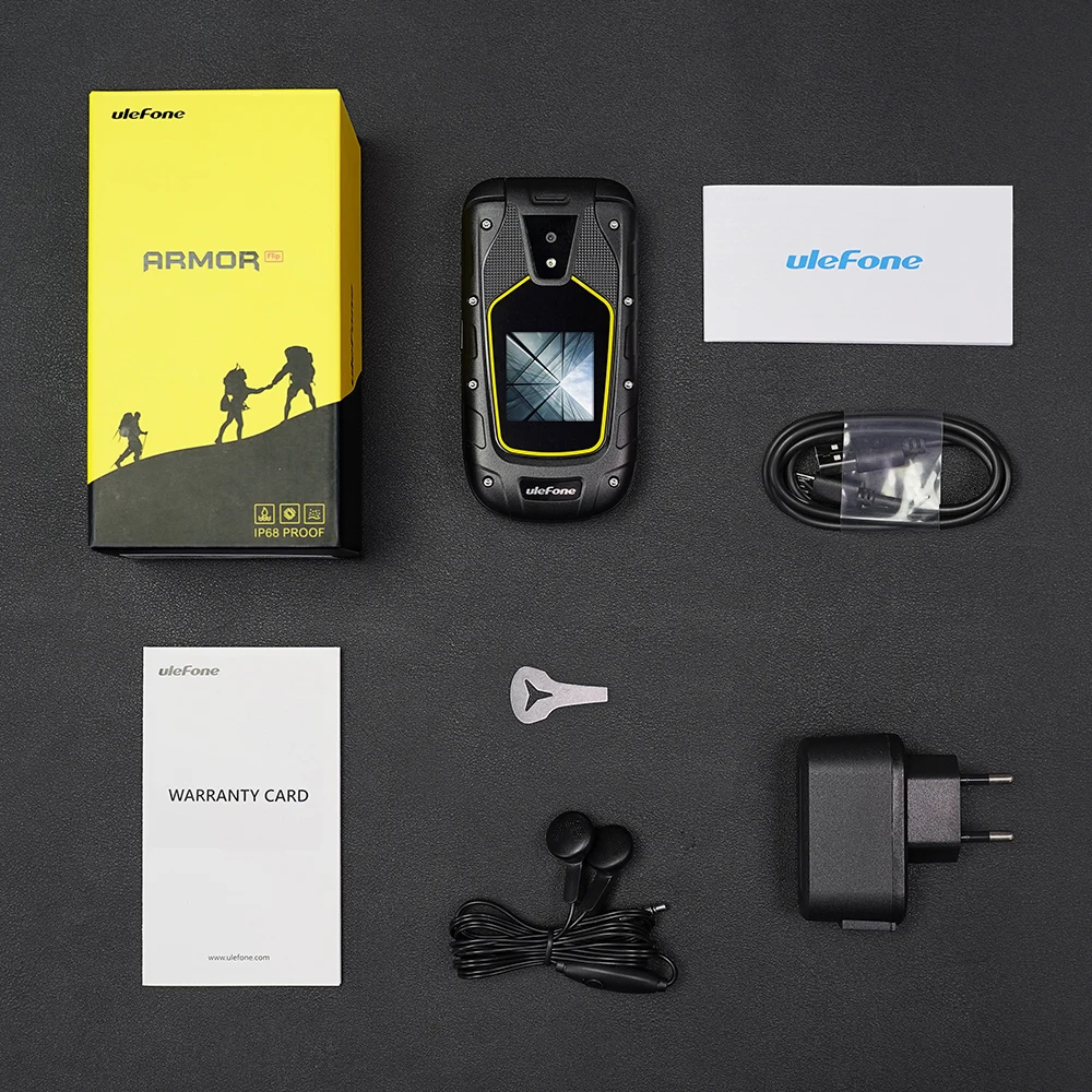 Ulefone Armor флип Водонепроницаемый IP68 1200 мАч 1.3MP Dual Sim 2 4 дюймов + 1 44 экран представлен
