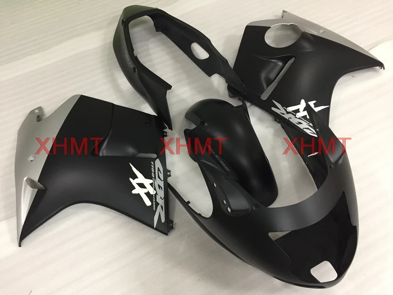 Для CBR1100XX 1996-2005 Обтекатели CBR 1100 XX 1998 комплекты обтекателей для Honda Cbr1100XX 1997 материя Черный Серебряный обтекатель мотоцикла