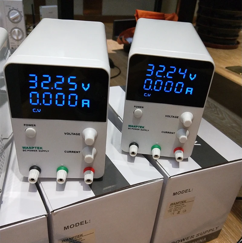 Wanptek Мини цифровой импульсный источник питания постоянного тока 60 в 10 А регулятор напряжения 0,01 в 0.001A непрерывный Регулируемый источник питания постоянного тока