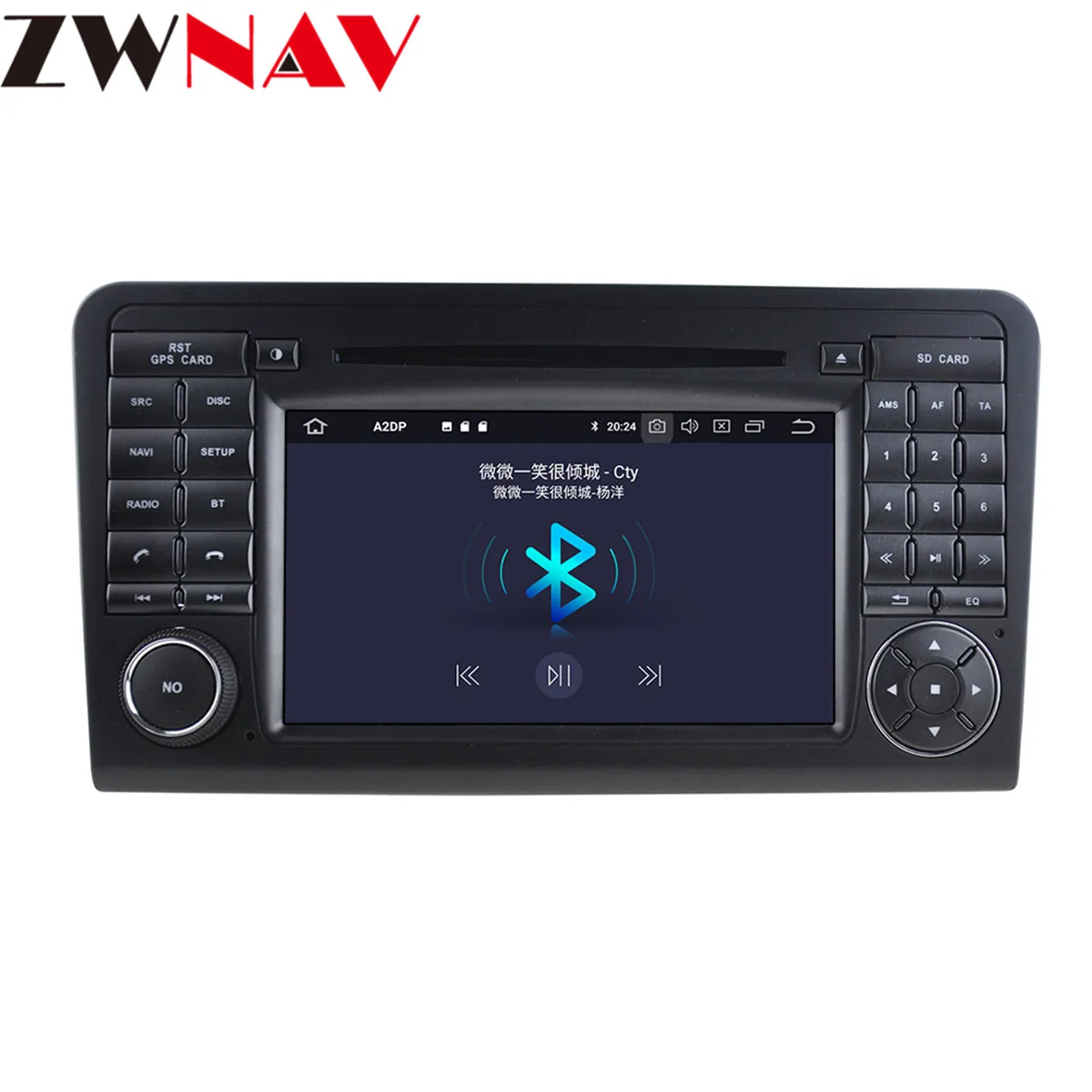 Автомобильный DVD плеер IPS Android 9 0 для Mercedes Benz GL ML CLASS W164 ML350 ML500 X164 GL320 2005 2012 GPS