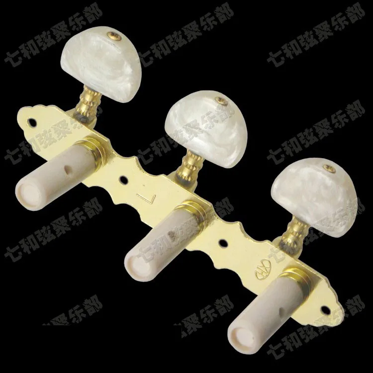 Набор из 2 предметов золотистые Классические гитарные колышки для настройки