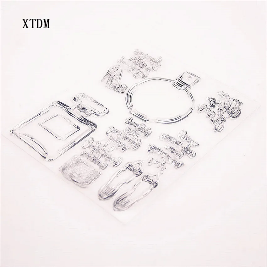 Лидер продаж прозрачный штамп для парфюма силиконовый альбом скрапбукинга