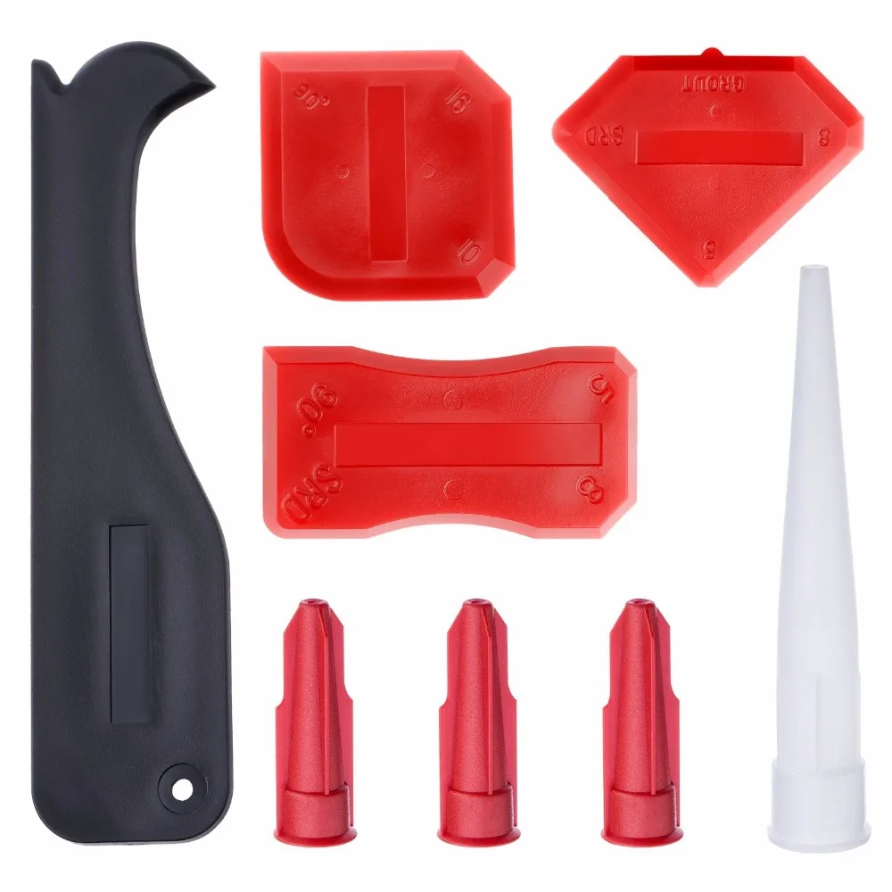 

Free Shipping Pro 8 Pcs Caulking Tool Kit Sealant Finishing Tool High Quality Easy Work Sealant Scraper Sealant Finishing Tools