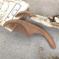 professional exquisite carved wooden comb anti static massage comb beauty hairdressing comb birthday gift hair tool