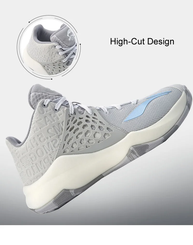 Li-Ning/мужские кроссовки для баскетбола SONIC TD On, CJ McCollum, светильник из пеноматериала, спортивная обувь с подкладкой, кроссовки ABPP033 XYL258